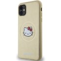 Hello Kitty HKHMN61PGHCKD iPhone 11 / Xr6.1" złoty/gold hardcase Leather Kitty Head MagSafe