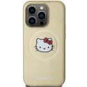 Hello Kitty HKHMP14XPGHCKD iPhone 14 ProMax 6.7" złoty/gold hardcase Leather Kitty Head MagSafe