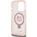 Hello Kitty HKHMP15LHRSGEP iPhone 15 Pro6.1" różowy/pink hardcase Ring Stand Glitter Electrop Logo MagSafe