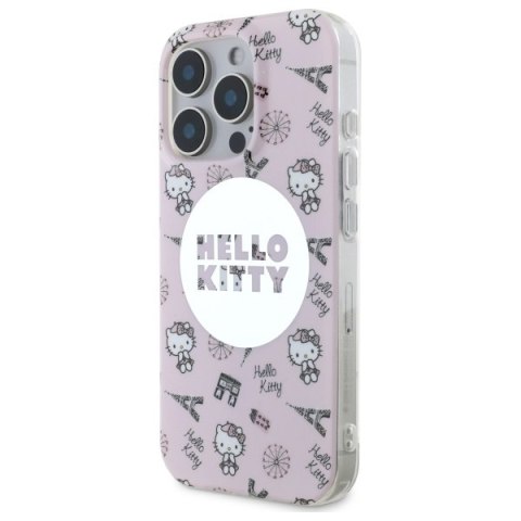 Hello Kitty HKHMP16XHAOPP iPhone 16 ProMax 6,9" różowy/pink hardcase IML All Over Paris Magsafe