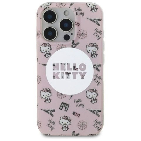 Hello Kitty HKHMP16XHAOPP iPhone 16 ProMax 6,9" różowy/pink hardcase IML All Over Paris Magsafe