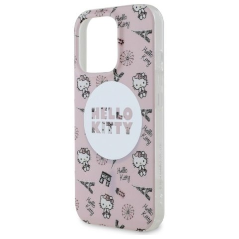 Hello Kitty HKHMP16XHAOPP iPhone 16 ProMax 6,9" różowy/pink hardcase IML All Over Paris Magsafe