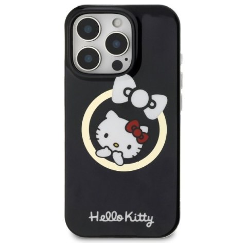 Hello Kitty HKHMP16XHFLBK iPhone 16 ProMax 6,9" czarny/black hardcase IML Fun bow Magsafe