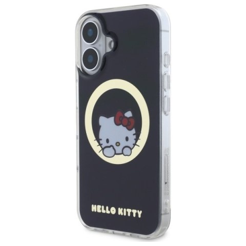 Hello Kitty HKHMP16SHSWKK iPhone 166,1" czarny/black hardcase IML Sweet Kitty Magsafe