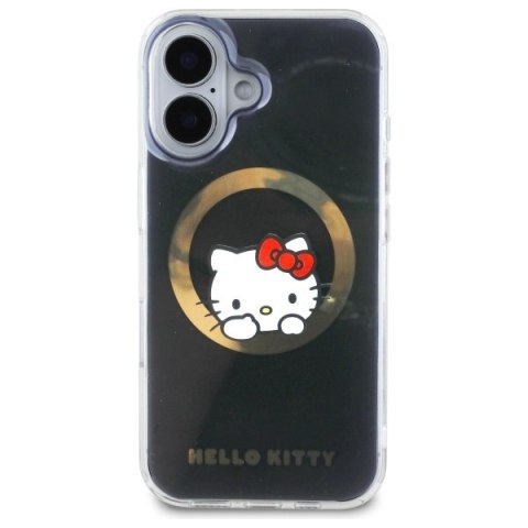 Hello Kitty HKHMP16SHSWKK iPhone 166,1" czarny/black hardcase IML Sweet Kitty Magsafe