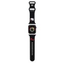 Hello Kitty Pasek HKAWMSCHBLK Apple Watch 38/40/41mm czarny/black strap Silicone Kitty Head