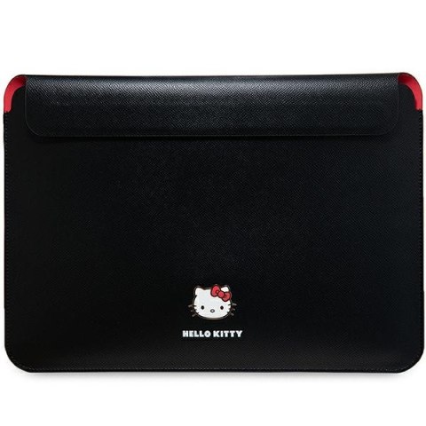 Hello Kitty Sleeve HKCS14PGHDLMK 14"czarny/black PU Metal Logo