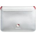 Hello Kitty Sleeve HKCS14PGHDLMS 14"srebrny/silver PU Metal Logo