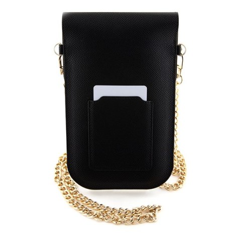 Hello Kitty Torebka HKOWBPGHDLMK czarny/black Leather Metal Logo Chain