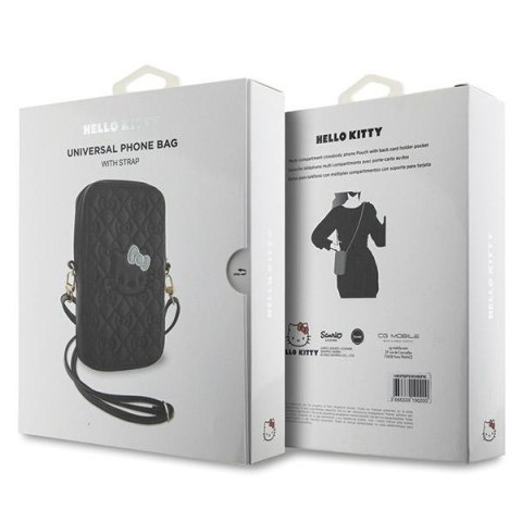 Hello Kitty Torebka HKPBPEKHBPKczarny/black Quilted Bows Strap