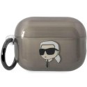 Karl Lagerfeld KKLAP2HNIKTCK Airpods Pro2 (2022/2023) cover czarny/black Ikonik Karl Lagerfeld