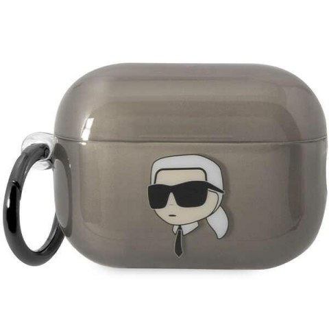 Karl Lagerfeld KKLAP2HNIKTCK Airpods Pro2 (2022/2023) cover czarny/black Ikonik Karl Lagerfeld