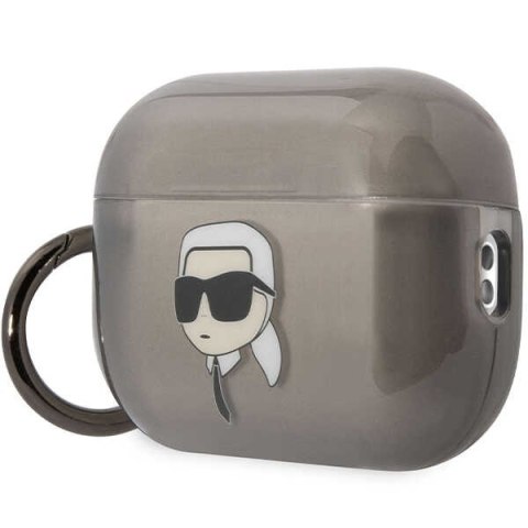 Karl Lagerfeld KKLAP2HNIKTCK Airpods Pro2 (2022/2023) cover czarny/black Ikonik Karl Lagerfeld