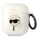 Karl Lagerfeld KLA2HNIKTCT AirPods 1/2cover transparent Karl`s Head