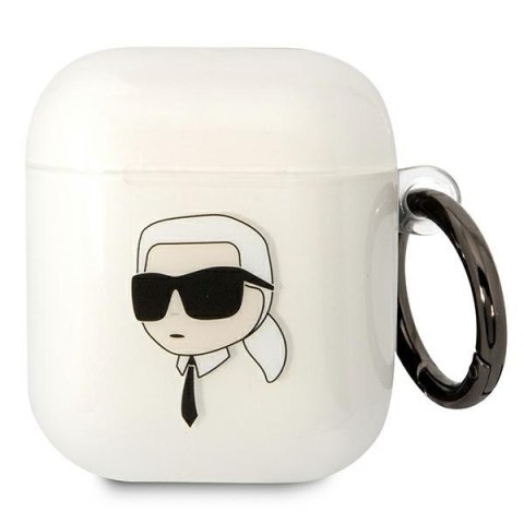 Karl Lagerfeld KLA2HNIKTCT AirPods 1/2cover transparent Karl`s Head