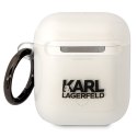 Karl Lagerfeld KLA2HNIKTCT AirPods 1/2cover transparent Karl`s Head