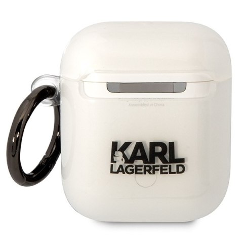 Karl Lagerfeld KLA2HNIKTCT AirPods 1/2cover transparent Karl`s Head