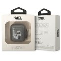 Karl Lagerfeld KLA2HNKCTGK Airpods 1/2cover czarny/black Glitter Karl&Choupette