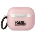 Karl Lagerfeld KLA3HNCHTCP Airpods 3cover różowy/pink Ikonik Choupette