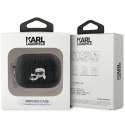 Karl Lagerfeld KLAP2PGKCPK AirPods Pro2 (2022/2023) cover czarny/black Monogram Karl & Choupette Head