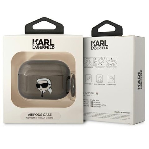 Karl Lagerfeld KLAPHNIKTCK AirPods Procover czarny/black Karl`s Head