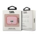 Karl Lagerfeld KLAPUKHGP AirPods Procover różowy/pink Glitter Karl`s Head