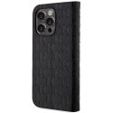Karl Lagerfeld KLBKP14LSAKLHPK iPhone 14Pro 6.1" bookcase czarny/black Saffiano Monogram