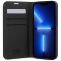 Karl Lagerfeld KLBKP14LSAKLHPK iPhone 14Pro 6.1" bookcase czarny/black Saffiano Monogram