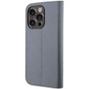 Karl Lagerfeld KLBKP14LSANKCPG iPhone 14Pro 6.1" bookcase srebrny/silver Saffiano Karl & Choupette