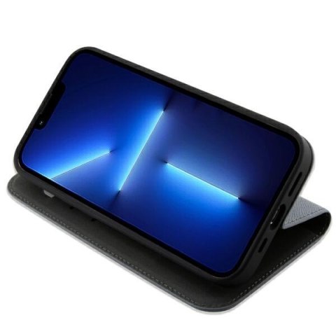 Karl Lagerfeld KLBKP14LSANKCPG iPhone 14Pro 6.1" bookcase srebrny/silver Saffiano Karl & Choupette