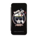 Karl Lagerfeld KLFLBKPXKSB iPhone X/Xs czarny/black bookcase Signature Glitter
