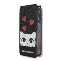 Karl Lagerfeld KLFLBKPXVDCBK iPhone X/Xsblack book Valentine