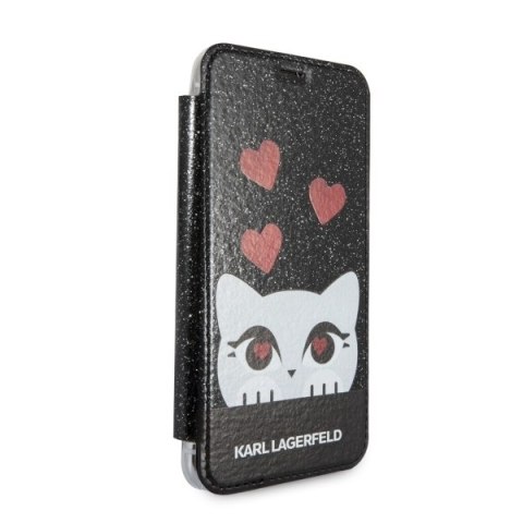 Karl Lagerfeld KLFLBKPXVDCBK iPhone X/Xsblack book Valentine