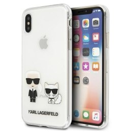 Karl Lagerfeld KLHCI65CKTR iPhone Xs Maxhardcase Transparent Karl & Choupette