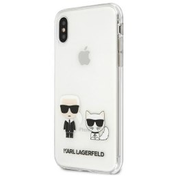 Karl Lagerfeld KLHCI65CKTR iPhone Xs Maxhardcase Transparent Karl & Choupette