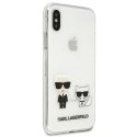 Karl Lagerfeld KLHCI65CKTR iPhone Xs Maxhardcase Transparent Karl & Choupette