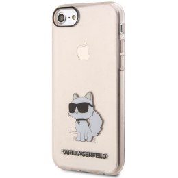 Karl Lagerfeld KLHCI8HNCHTCP iPhone 7/8/SE 2020 / SE 2022 różowy/pink hardcase Ikonik Choupette
