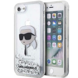 Karl Lagerfeld KLHCI8LNKHCH iPhone 7/8/SE 2020 / SE 2022 srebrny/silver hardcase Glitter Karl Head