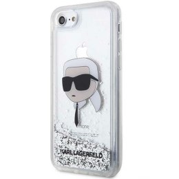Karl Lagerfeld KLHCI8LNKHCH iPhone 7/8/SE 2020 / SE 2022 srebrny/silver hardcase Glitter Karl Head