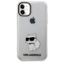 Karl Lagerfeld KLHCN61HNCHTCT iPhone 11/ Xr 6,1" transparent hardcase Ikonik Choupette