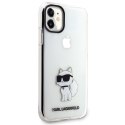 Karl Lagerfeld KLHCN61HNCHTCT iPhone 11/ Xr 6,1" transparent hardcase Ikonik Choupette