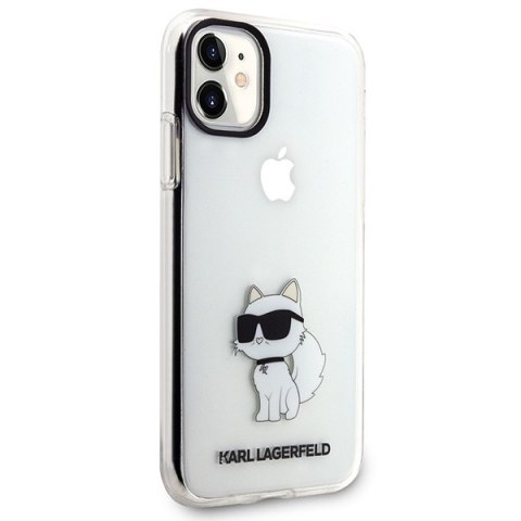 Karl Lagerfeld KLHCN61HNCHTCT iPhone 11/ Xr 6,1" transparent hardcase Ikonik Choupette