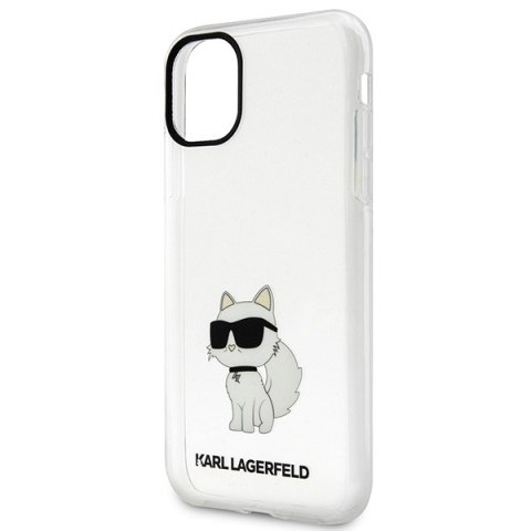 Karl Lagerfeld KLHCN61HNCHTCT iPhone 11/ Xr 6,1" transparent hardcase Ikonik Choupette