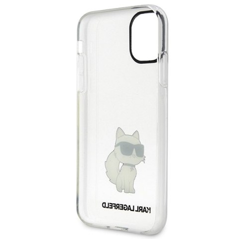 Karl Lagerfeld KLHCN61HNCHTCT iPhone 11/ Xr 6,1" transparent hardcase Ikonik Choupette