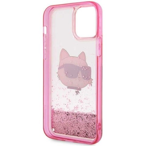 Karl Lagerfeld KLHCP12MLNCHCP iPhone 12/12 Pro 6,1" różowy/pink hardcase Glitter Choupette Head