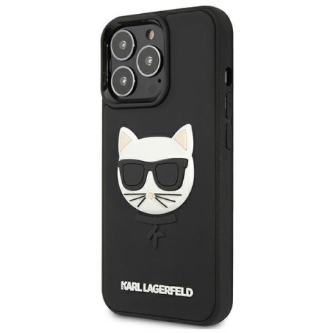 Karl Lagerfeld KLHCP13LCH3DBK 13 Pro /13 6,1" czarny/black hardcase 3D Rubber Choupette