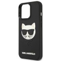 Karl Lagerfeld KLHCP13LCH3DBK 13 Pro /13 6,1" czarny/black hardcase 3D Rubber Choupette
