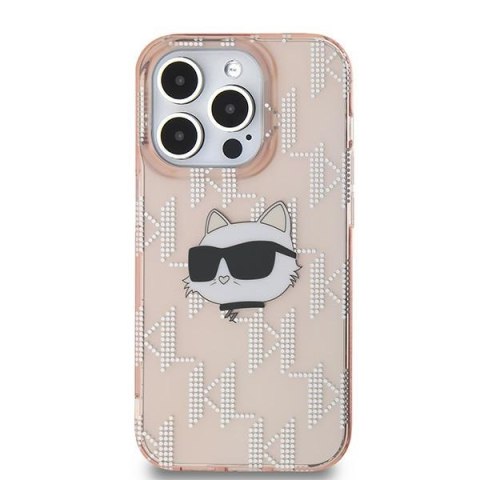 Karl Lagerfeld KLHCP13LHKLPCHP iPhone13 Pro / 13 6.1" różowy/pink hardcase IML Choupette Head & Monogram