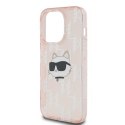 Karl Lagerfeld KLHCP13LHKLPCHP iPhone13 Pro / 13 6.1" różowy/pink hardcase IML Choupette Head & Monogram
