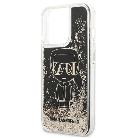 Karl Lagerfeld KLHCP13LLGGKBK iPhone 13Pro/ 13 6,1"czarny/black hardcase Liquid Glitter Gatsby